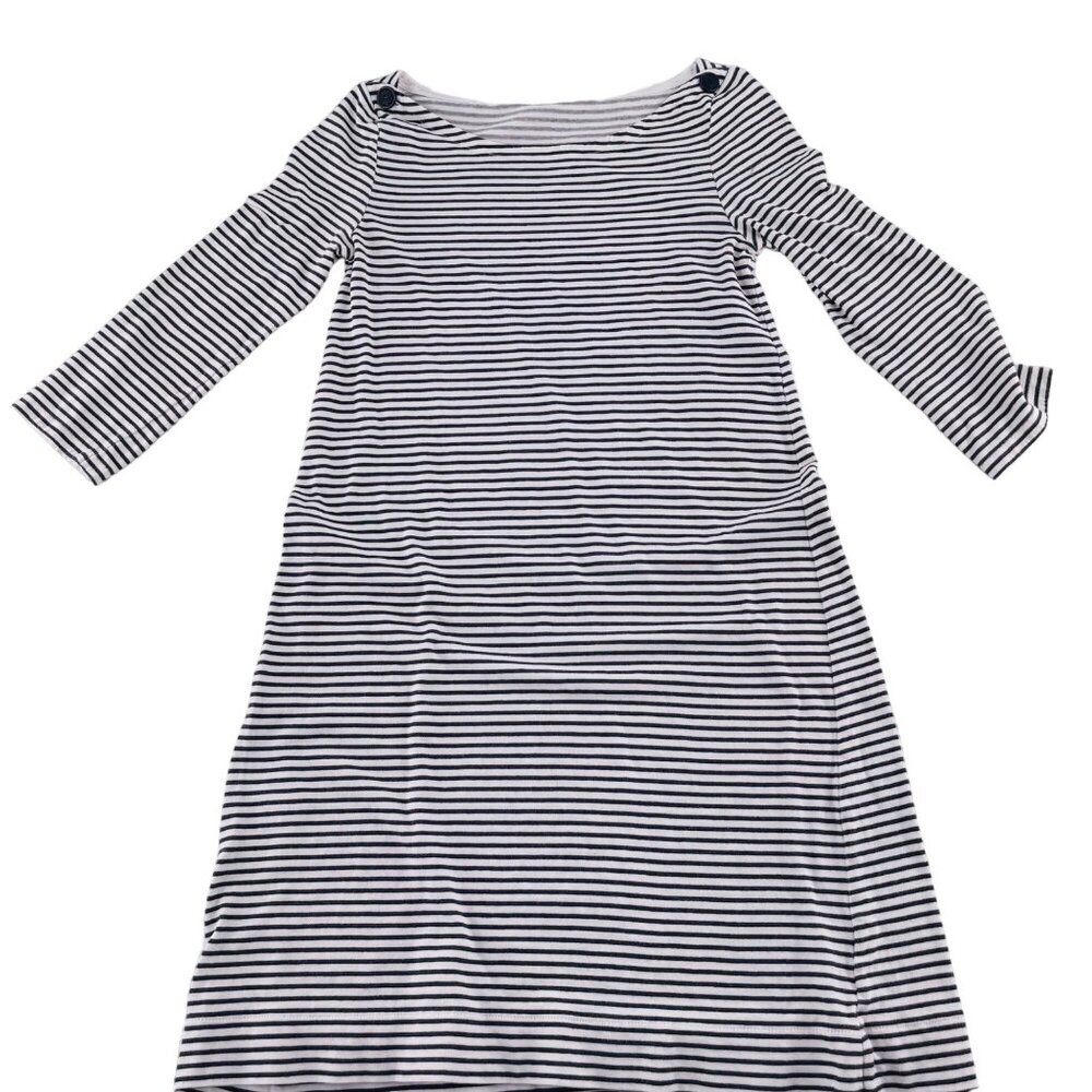 J. Crew Womens Striped 3/4 Sleeve Cotton Dress Size XS‎